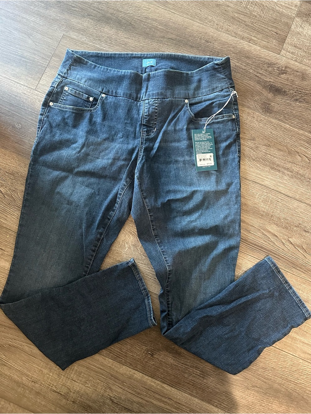 JAG Jeans Nora Skinny Size 14W Anchor Blue NWT
